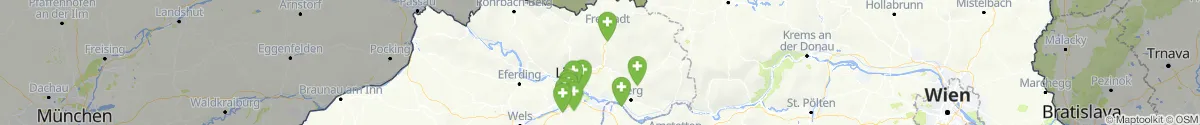 Map view for Pharmacies emergency services nearby Unterweißenbach (Freistadt, Oberösterreich)